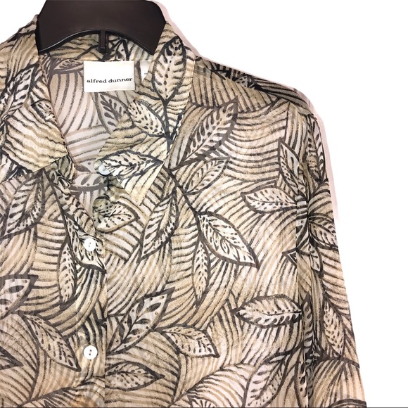 Alfred Dunner Vintage Leaf Print - Picture 3 of 9